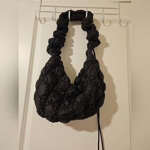 Black Quilted Women's Bag